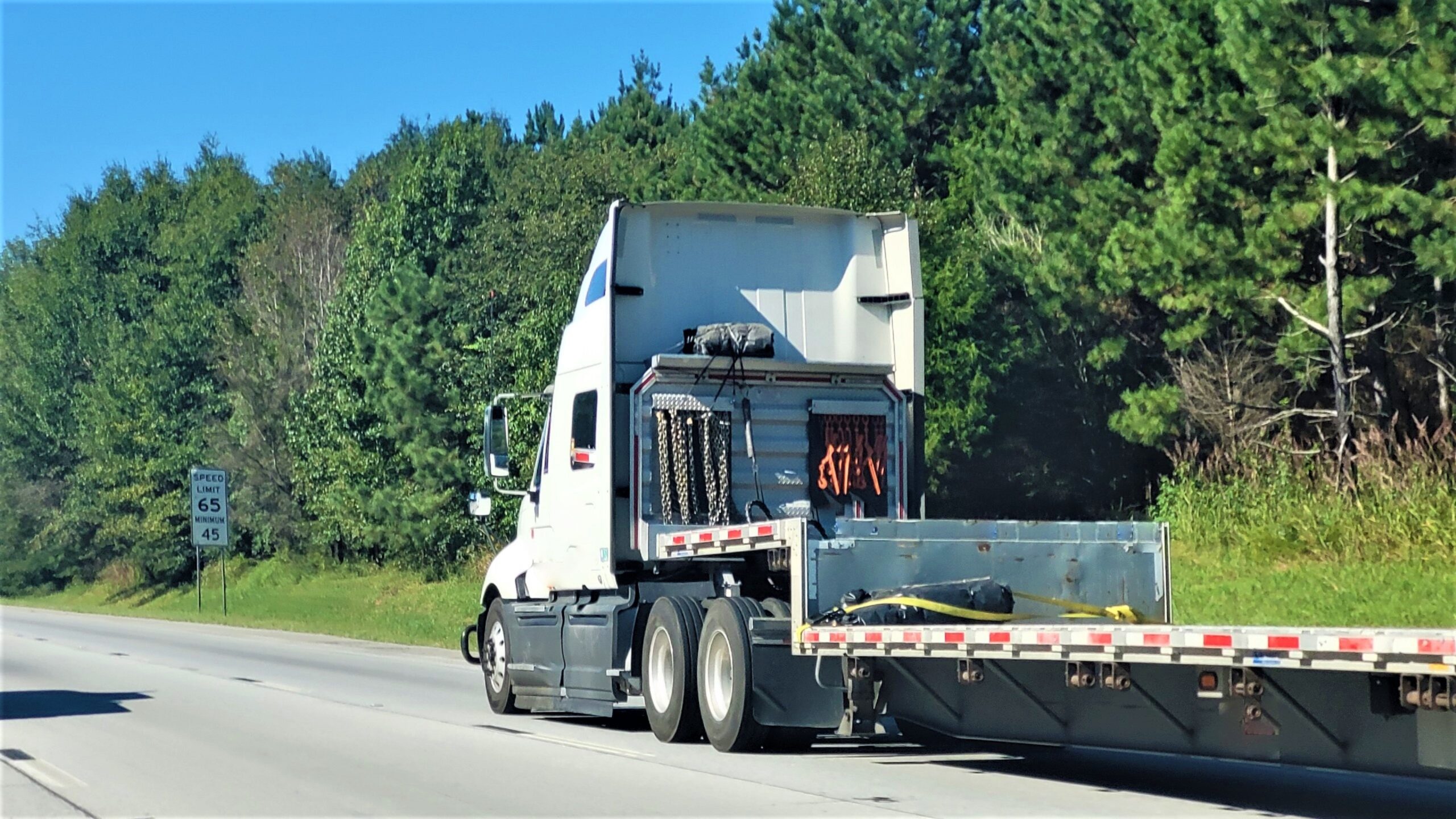 Truck travelling empty miles
